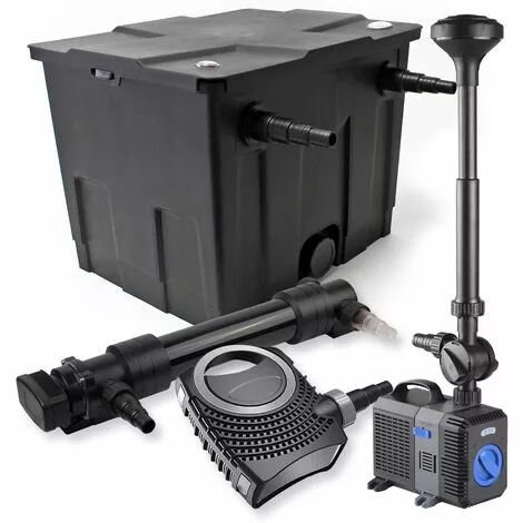 WILTEC SunSun Kit De Filtration De Bassin 12000l 36W UVC Stérilisateur NEO10000 80W Pompe Fontaine 3 WILTEC SunSun Kit De Filtration De Bassin 12000l 36W UVC Stérilisateur NEO10000 80W Pompe Fontaine