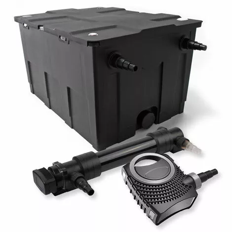 WILTEC SunSun Kit De Filtration De Bassin 60000l 36W UVC 6. Stérilisateur NEO10000 80W Pompe 3 WILTEC SunSun Kit De Filtration De Bassin 60000l 36W UVC 6. Stérilisateur NEO10000 80W Pompe