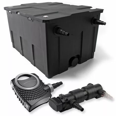 WILTEC SunSun Kit De Filtration De Bassin 60000l 24W UVC 6. Stérilisateur NEO8000 70W Pompe 3 WILTEC SunSun Kit De Filtration De Bassin 60000l 24W UVC 6. Stérilisateur NEO8000 70W Pompe