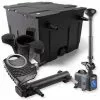 WILTEC SunSun Kit De Filtration De Bassin 60000l 24W UVC Stérilisateur NEO8000 70W Pompe Fontaine Skimmer -Wiltec Boutique 810724 1
