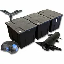 WILTEC SunSun Kit De Filtration De Bassin Pour 90000l Avec 18W Stérilisateur Et 100W éco Pompe