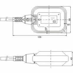 WILTEC 10m 250V 16A Flotteur Interrupteur Pour Pompe Immergée -Wiltec Boutique 811502 3