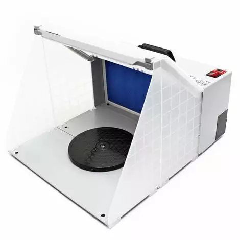 WILTEC Airbrush Cabine D’aspiration Illuminé Pour Airbrush 12 Volt 4m³/min 3 WILTEC Airbrush Cabine D’aspiration Illuminé Pour Airbrush 12 Volt 4m³/min