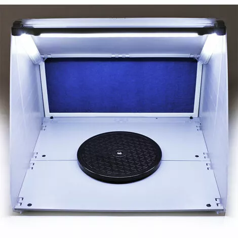 WILTEC Airbrush Cabine D’aspiration Illuminé Pour Airbrush 12 Volt 4m³/min 5 WILTEC Airbrush Cabine D’aspiration Illuminé Pour Airbrush 12 Volt 4m³/min – Image 3