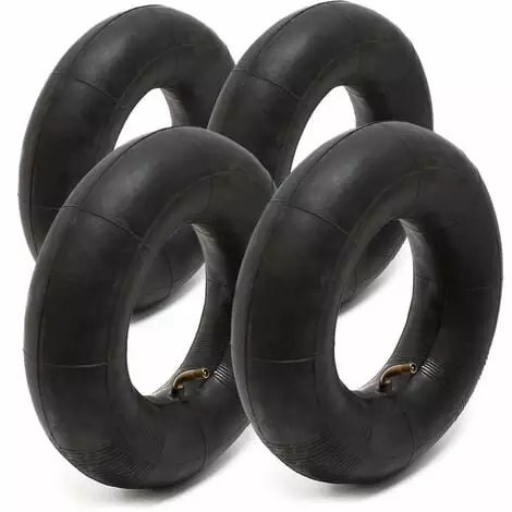 WILTEC Set 4 Chambre Air Diable 2.80/2.50-4 TR87 Valve Pneu Roue Charrette Bras 3 WILTEC Set 4 Chambre Air Diable 2.80/2.50-4 TR87 Valve Pneu Roue Charrette Bras