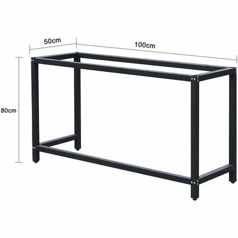 WILTEC Châssis Fixe établi B50xL100xH80cm Armature établi Table Travail Atelier Support 6 WILTEC Châssis Fixe établi B50xL100xH80cm Armature établi Table Travail Atelier Support – Image 4