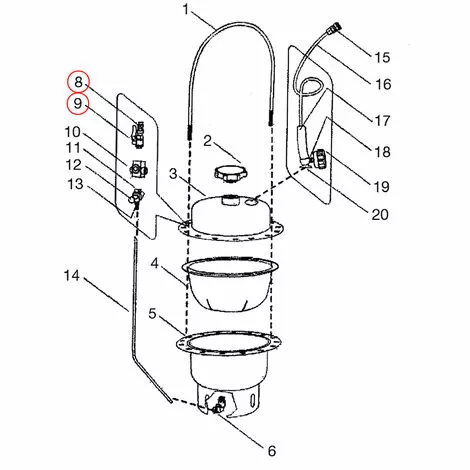 WILTEC Rechange Purgeur De Frein Et D’embrayage: Raccord D'air Comprimé + Ball Valve 4 WILTEC Rechange Purgeur De Frein Et D’embrayage: Raccord D'air Comprimé + Ball Valve – Image 2
