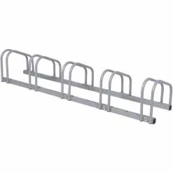 WILTEC Râtelier Au Sol Pour 5 Vélos 1305x320x265mm Acier Revêtu Par Poudre Gris Bicyclette 8 WILTEC Râtelier Au Sol Pour 5 Vélos 1305x320x265mm Acier Revêtu Par Poudre Gris Bicyclette -Wiltec Boutique 9216582 2