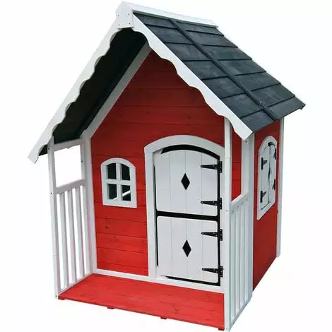 WILTEC Maison De Jeux Villa Enfants Bois Véranda Maisonnette Cabane Jardin Terrasse Plein Air 5 WILTEC Maison De Jeux Villa Enfants Bois Véranda Maisonnette Cabane Jardin Terrasse Plein Air – Image 3