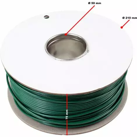 WILTEC Câble Périphérique 150m 2,7mm Installation Robot-tondeuse Fil CCA Délimitation Jardin Zone Tonte 7 WILTEC Câble Périphérique 150m 2,7mm Installation Robot-tondeuse Fil CCA Délimitation Jardin Zone Tonte â Image 5