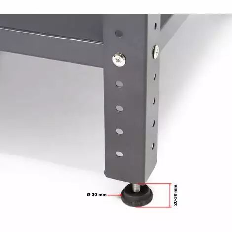 WILTEC Établi Atelier 120x60x85cm Plan Travail Table Emballage Rangement Outils Garage Bricolage Cave 6 WILTEC Établi Atelier 120x60x85cm Plan Travail Table Emballage Rangement Outils Garage Bricolage Cave – Image 4