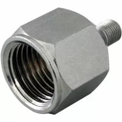 WILTEC Adaptateur Aérographe Réducteur M5x0,5 Mâle 12,91mm (1/4") Filetage Femelle Tuyau à Air Accessoires