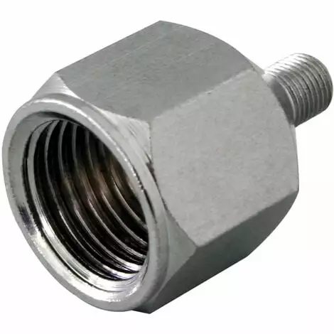 WILTEC Adaptateur Aérographe Réducteur M5x0,5 Mâle 12,91mm (1/4") Filetage Femelle Tuyau à Air Accessoires 3 WILTEC Adaptateur Aérographe Réducteur M5x0,5 Mâle 12,91mm (1/4") Filetage Femelle Tuyau à Air Accessoires