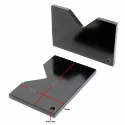 WILTEC Pièce Détachée Jeu De 2 Mâchoires De Support Presse Hydraulique 12t Presse D'atelier -Wiltec Boutique 9480599 3