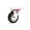 WILTEC Roulette Fixe Ø 75 Mm Roue Caoutchouc Jante Métal 50 Kg Charge Transport Appareil Accessoires Meuble -Wiltec Boutique 9524397 1
