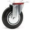 WILTEC Roulette Fixe Ø 160mm Roue Caoutchouc Jante Métal 130 Kg Charge Transport Appareil Accessoire Meuble 2 WILTEC Roulette Fixe Ø 160mm Roue Caoutchouc Jante Métal 130 Kg Charge Transport Appareil Accessoire Meuble -Wiltec Boutique 9524401 1