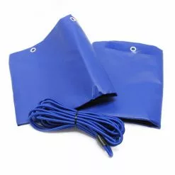 WILTEC Bâche De Protection Plate Remorque 2075x1140x50mm Avec Tendeur Imperméable à L’eau Et Au UV