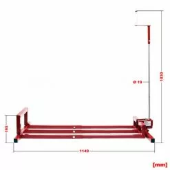 WILTEC Nettoyage Facile Cric Lève Tracteur Tondeuse - Lève Tondeuse Tondeuse Mowerlifter De 400kg Max. -Wiltec Boutique 980366 3